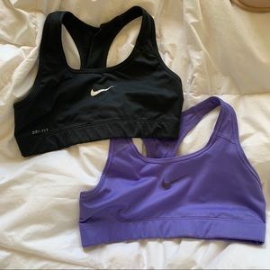 set of 2 Nike sports bras
